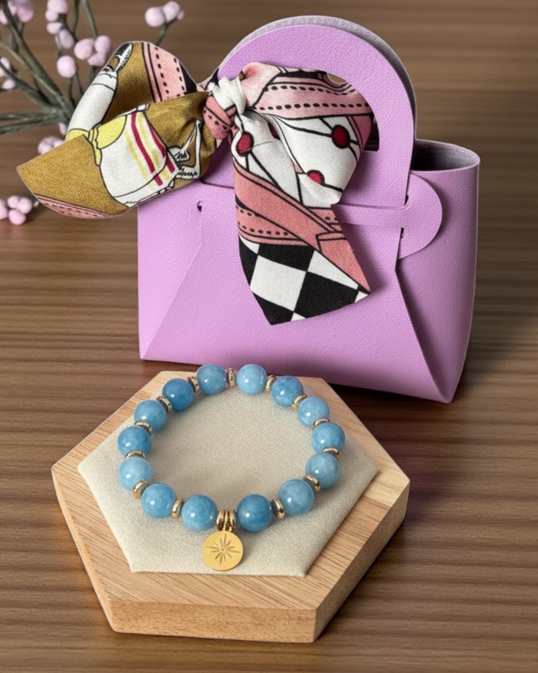 Bracelet talisman Souffle d’Azur – Image 2