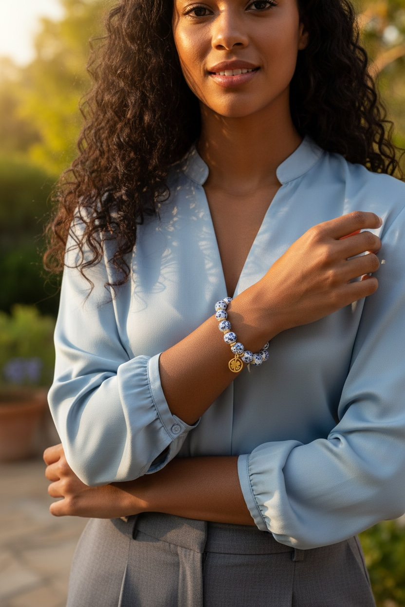 Bracelet talisman Eclat Azura – Image 3