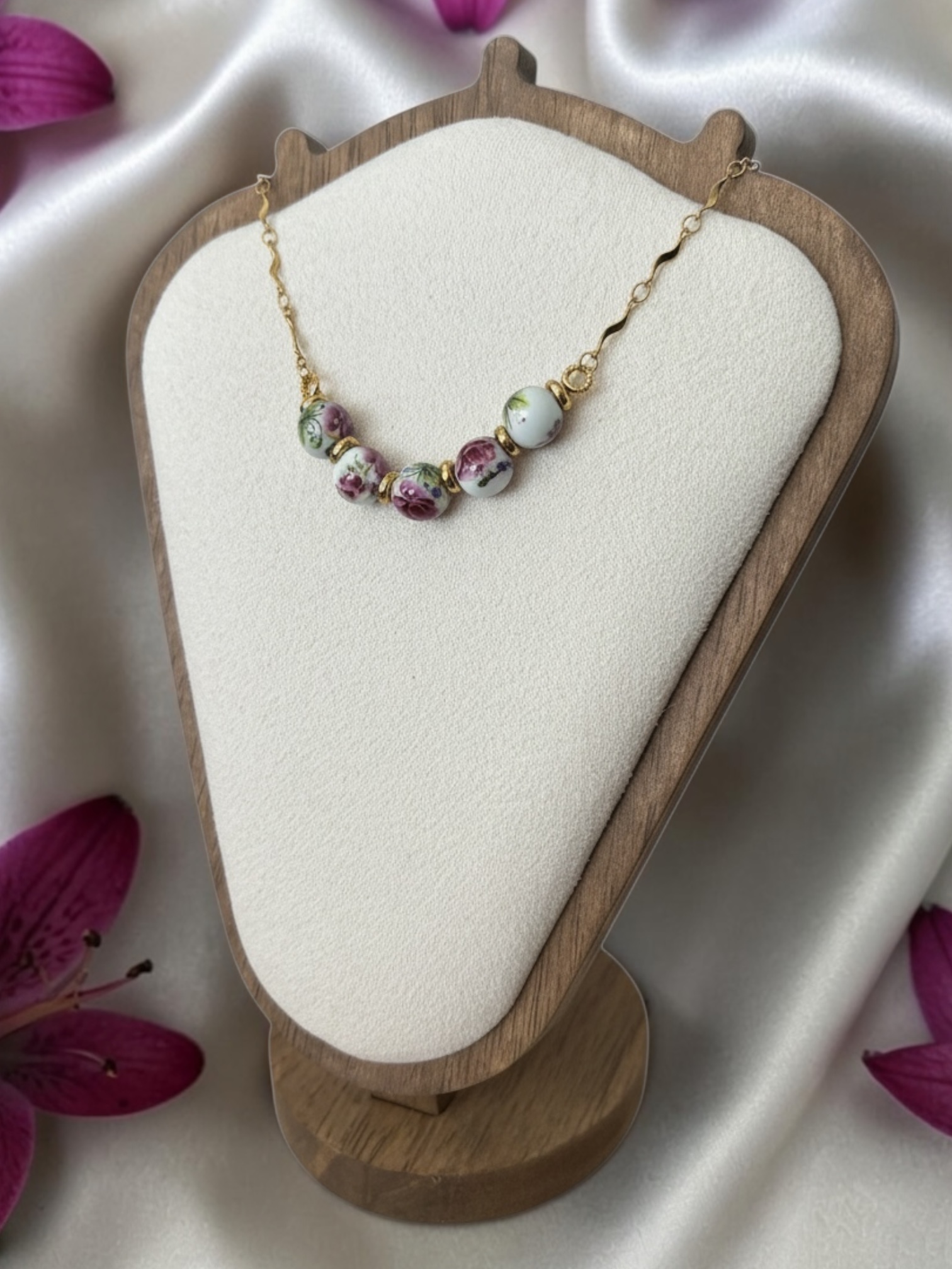 Collier talisman Jardin secret