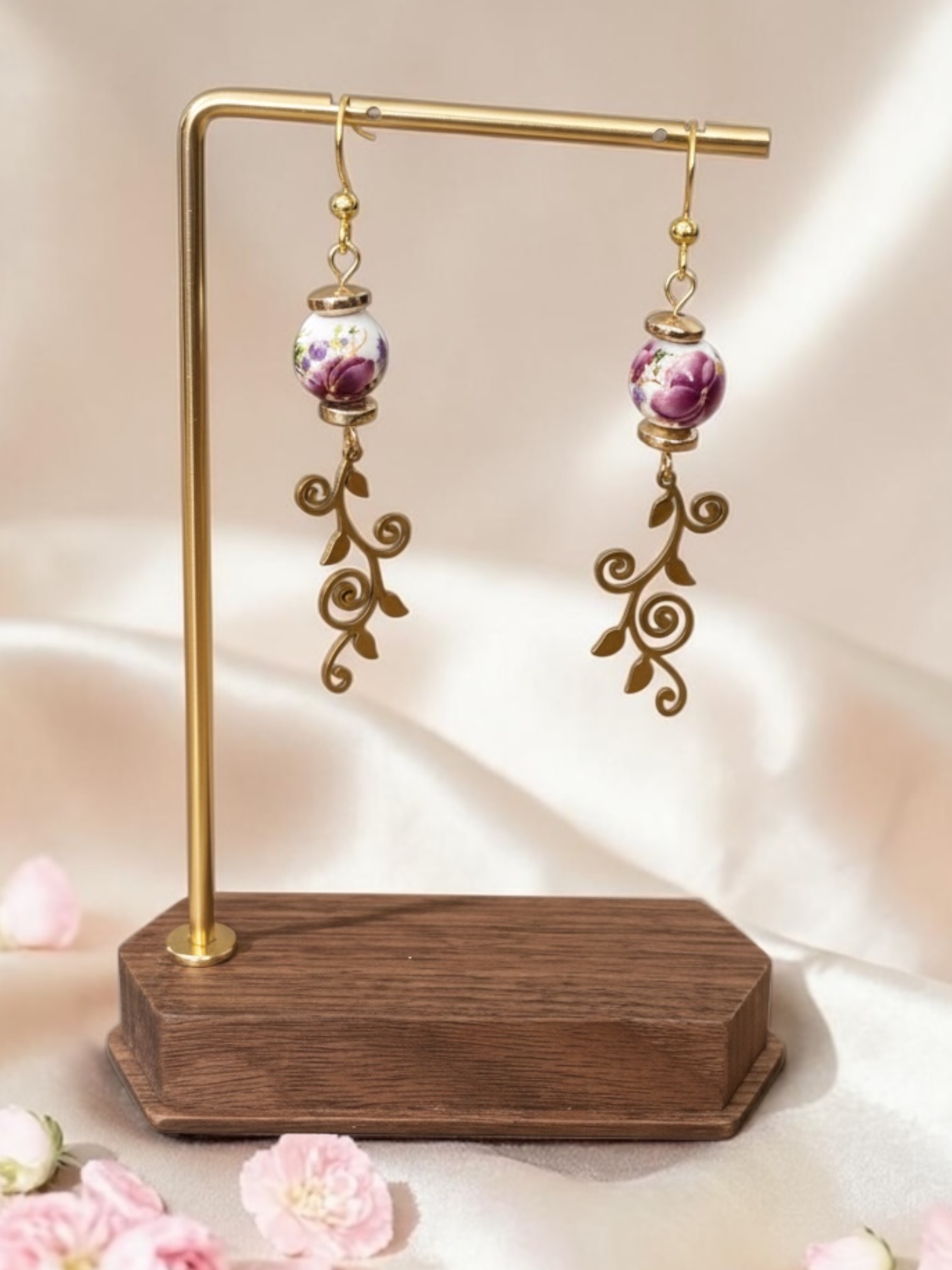 Boucles d’oreilles Jardin Secret